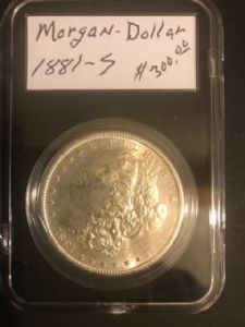 Morgan Dollar 1881s