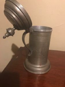 Pewter Tankard/Stein 1883