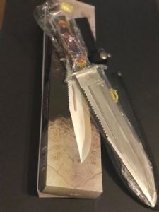 Knive,15.5Frostwood Bowie,SH