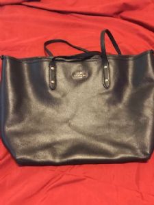 COACH, BLK Tote Bag